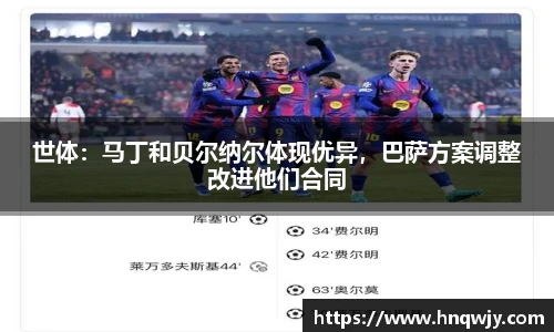 世体：马丁和贝尔纳尔体现优异，巴萨方案调整改进他们合同